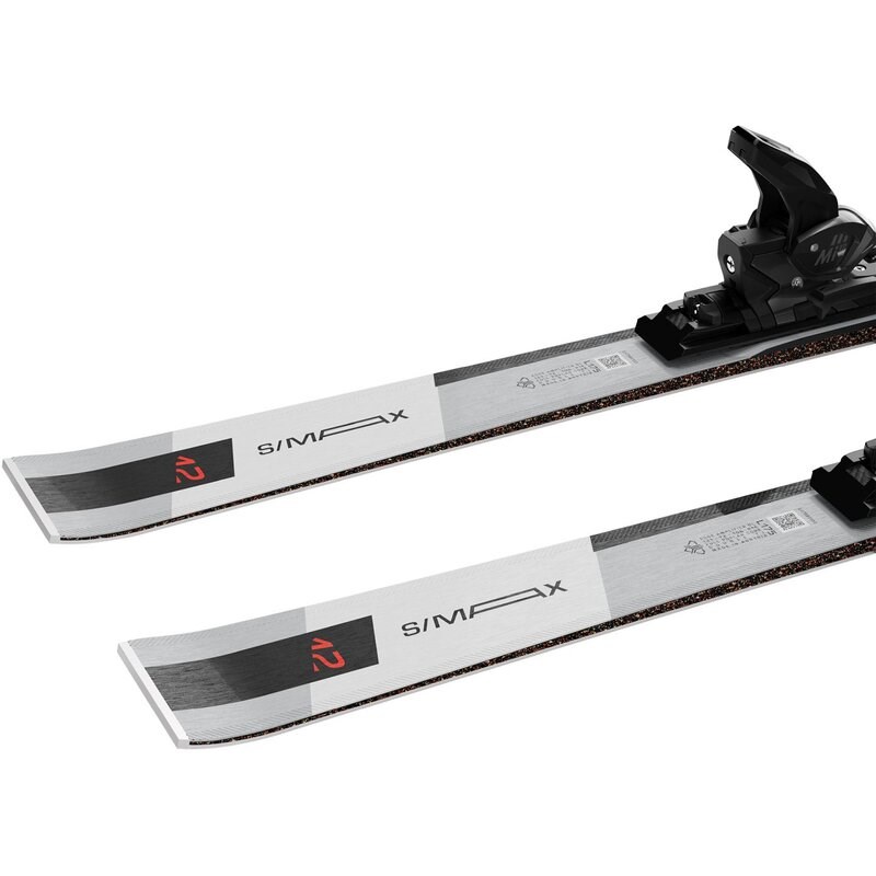 Salomon Herren All-Mountain Ski E - Silber Metallic/Schwarz/Weiß