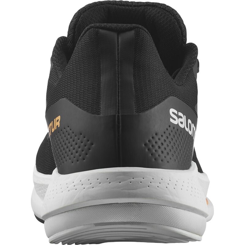 Salomon Herren Laufschuhe SHOES SPECTUR - Schwarz/Weiß/Feuriges Orange