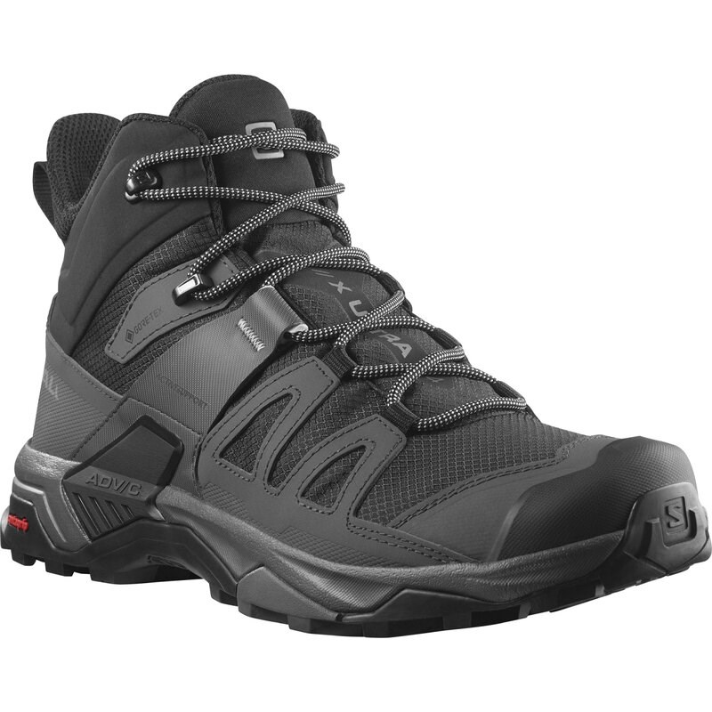 Salomon Herren Multifunktionsstiefel SHOES X ULTRA 4 MID GTX - Schwarz/Magnet/Perlblau