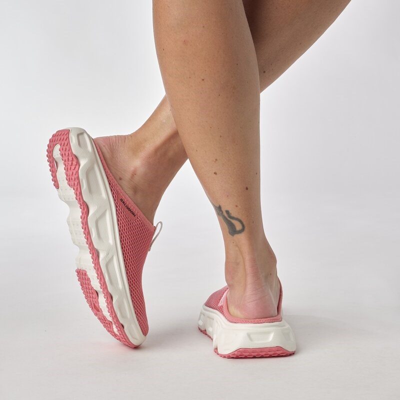 Salomon Damen Freizeitschuhe SHOES REELAX SLIDE 6.0 W Tea - Teerose/Weiß/Vanilleeis