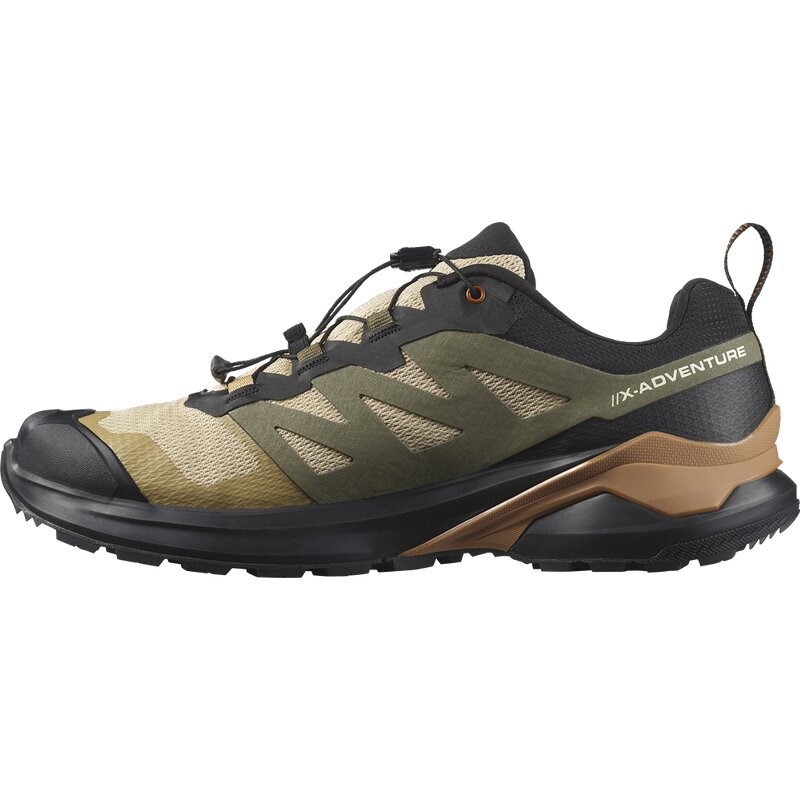 Salomon Herren Trailrunningschuhe SHOES X-ADVENTURE GTX - Safari/Schwarz/Zuckermandel