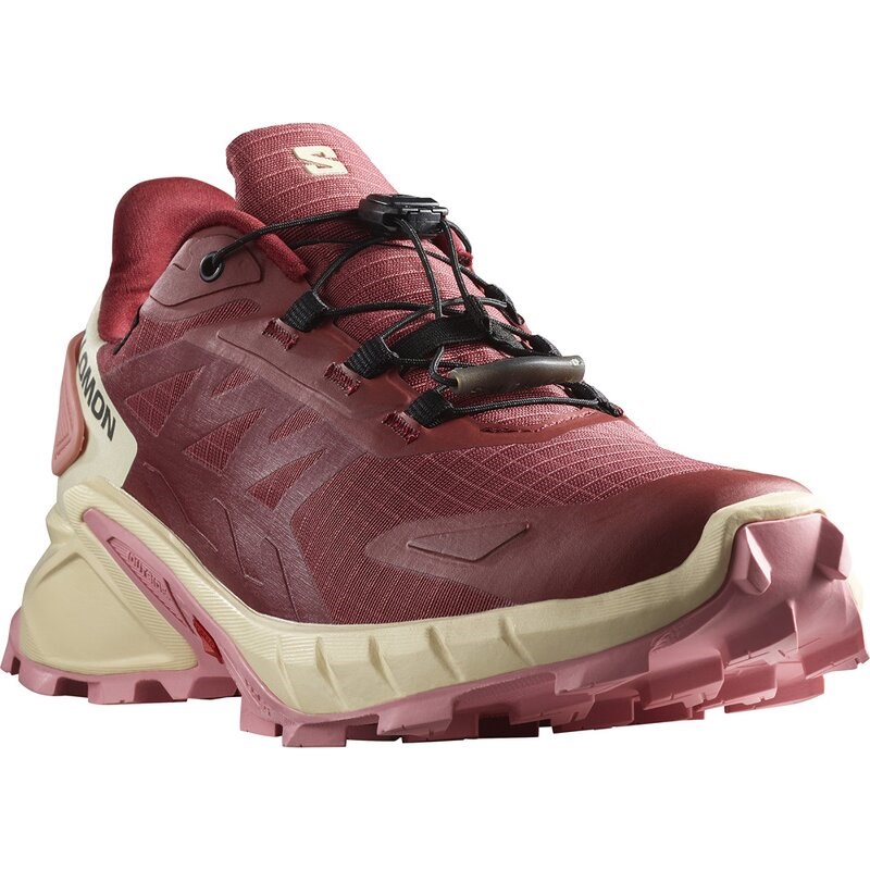 Salomon Damen Trailrunningschuhe SHOES SUPERCROSS 4 GTX W - Kuhhaut/Syrah/Rosé