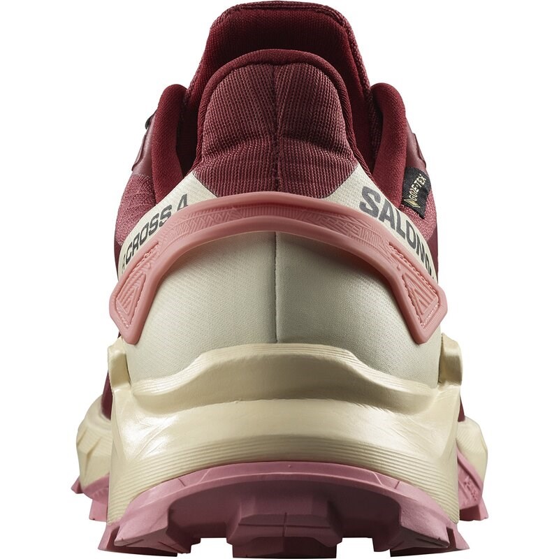 Salomon Damen Trailrunningschuhe SHOES SUPERCROSS 4 GTX W - Kuhhaut/Syrah/Rosé