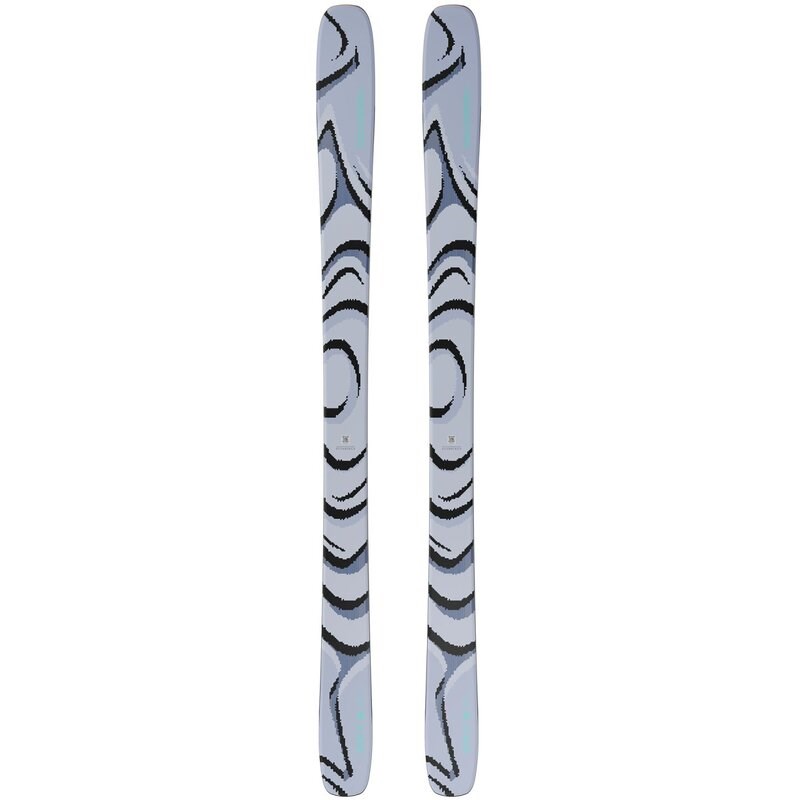 Salomon Herren All-Mountain Ski N QST 100 COSMIC SKY - Kosmischer Himmel/Dunkelgrau/Neonblau