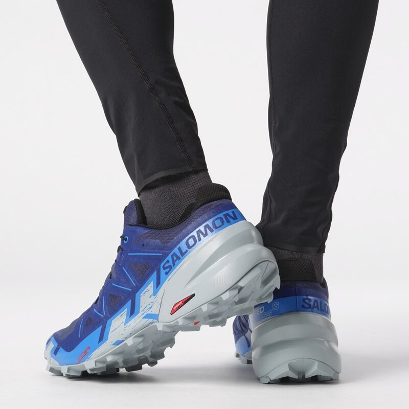 Salomon Herren Trailrunningschuhe SHOES SPEEDCROSS 6 GTX - Blue Print/Ibiza Blue/Quarry