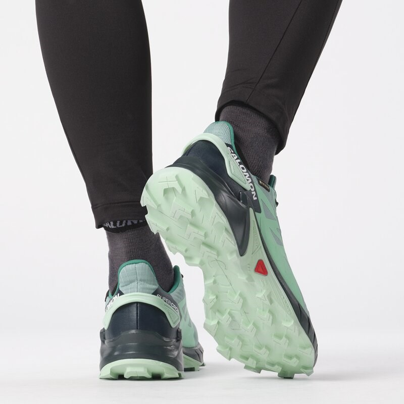 Salomon Damen Trailrunningschuhe SHOES SUPERCROSS 4 GTX W - Staubtürkis/Tinte/Blauer Dunst