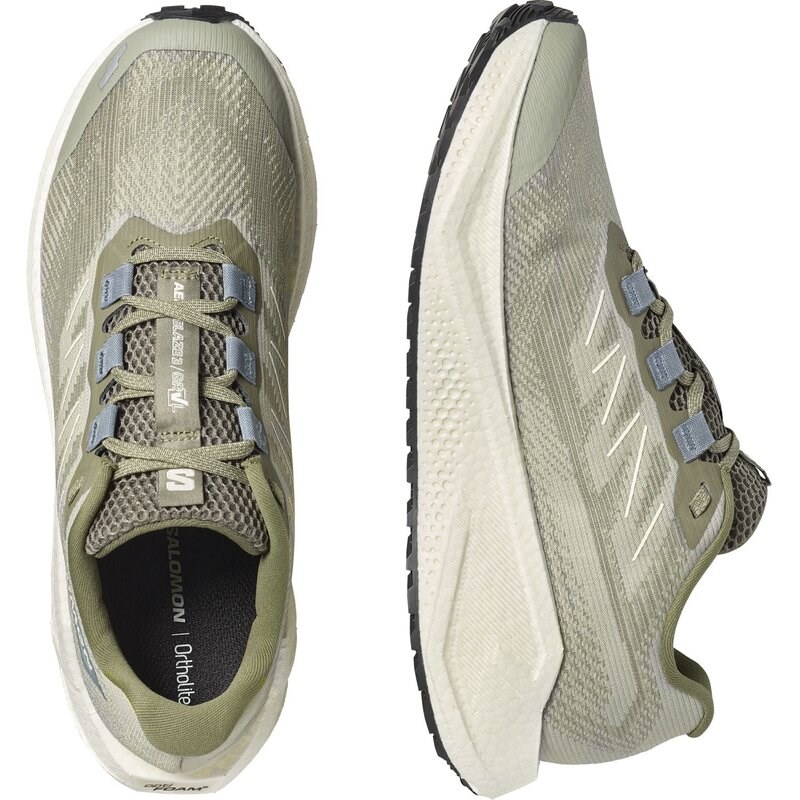 Salomon Herren Laufschuhe SHOES AERO BLAZE 3 GRVL - Tee/Vanilleeis/Tiefes Flechtengrün