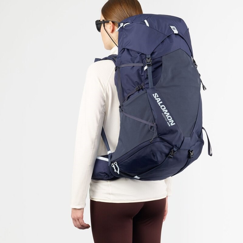 Salomon Rucksack AEROTREK 48 WOMEN MARITIME - Maritimblau / Stimmungsindigo / Balladenblau