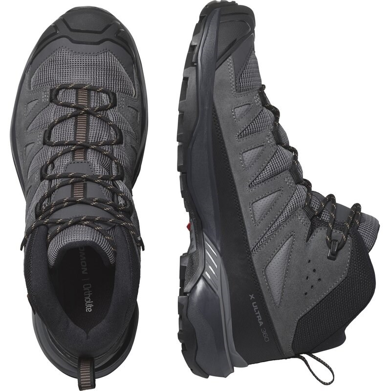 Salomon Herren Multifunktionsstiefel SHOES X ULTRA 360 LTR MID GTX - Castlerock/Asphalt/Seetang