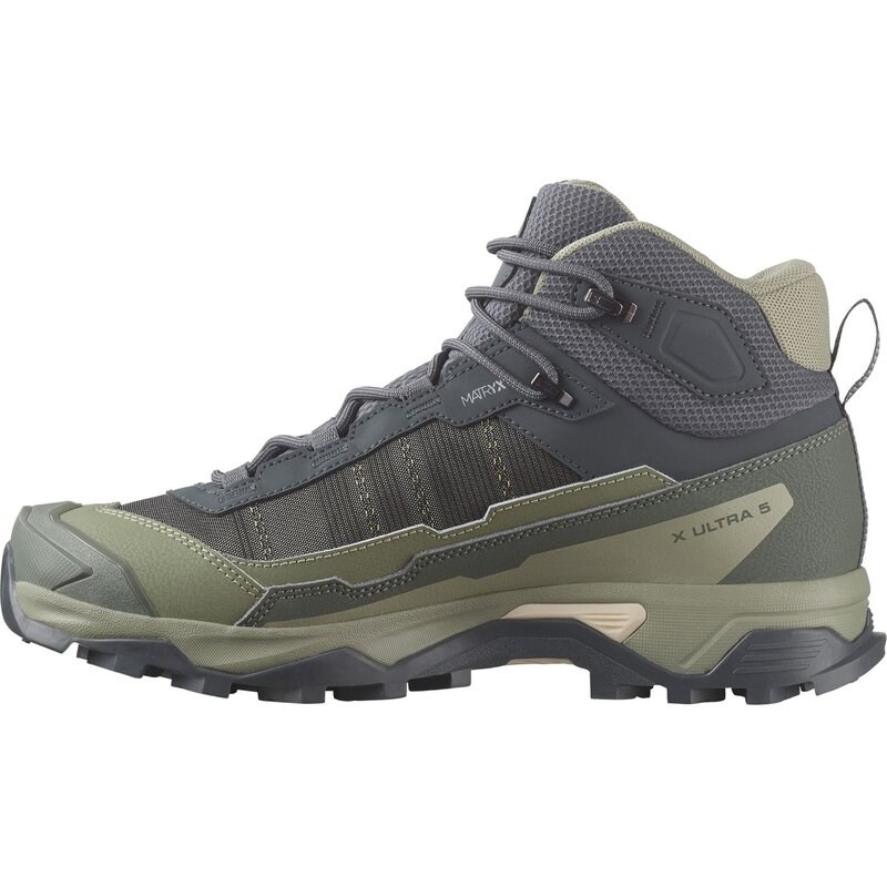 Salomon Damen Trekkingstiefel SHOES X ULTRA 5 MID GTX W - Turbulenz/Sedona Salbei/Zarter Pfirsich