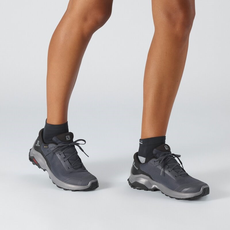 Salomon Damen Wanderschuhe "X Reveal - Ebenholz/Schwarz/Stiller Farbton