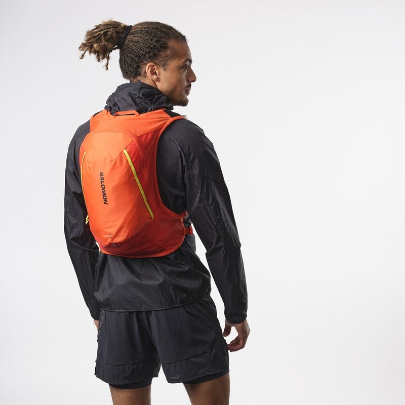 Salomon Rucksack CROSS 12 DRAGON - DRAGON FIRE/CHERRY TOMATO