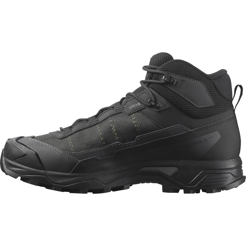 Salomon Herren Multifunktionsstiefel SHOES X ULTRA 5 MID WIDE GTX - Schwarz/Asphalt/Castlerock
