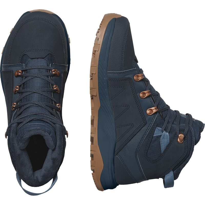 Salomon Damen Apres Schuhe SHOES OUTCHILL TS CSWP W - Kohlenstoff/Kohlenstoff/Beringmeer