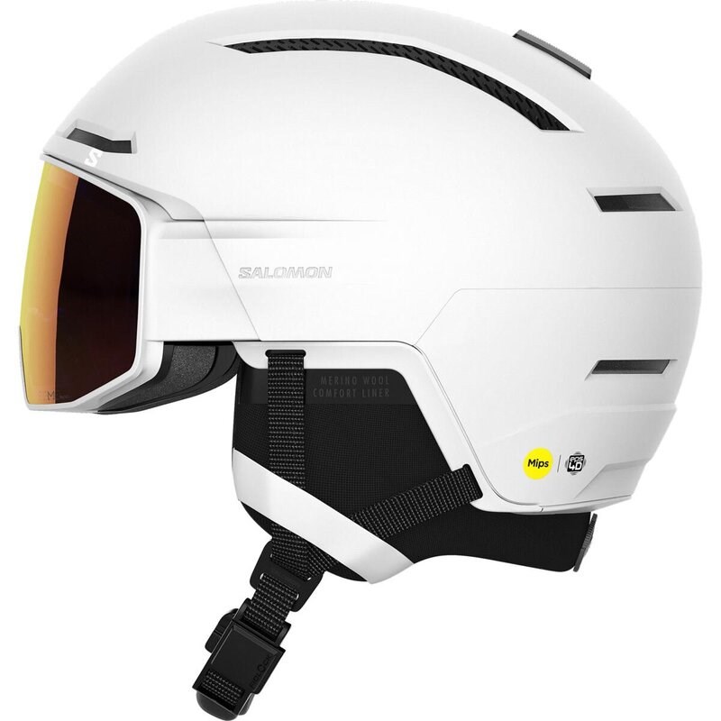 Salomon Herren Helm HELMET DRIVER PRIME SIGPHOTO MIPS - Weiß