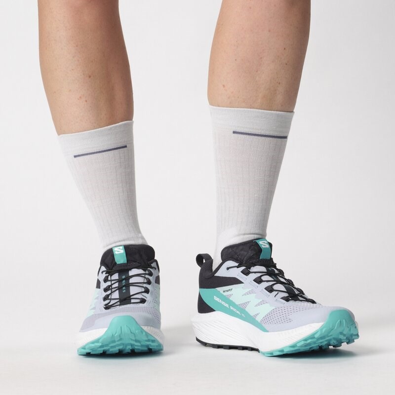 Salomon Damen Trailrunningschuhe SHOES SENSE RIDE 5 W - Kaschmirblau/Carbon/Pfauenblau