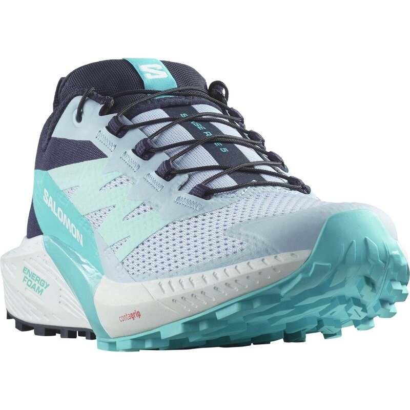 Salomon Damen Trailrunningschuhe SHOES SENSE RIDE 5 W - Kaschmirblau/Carbon/Pfauenblau