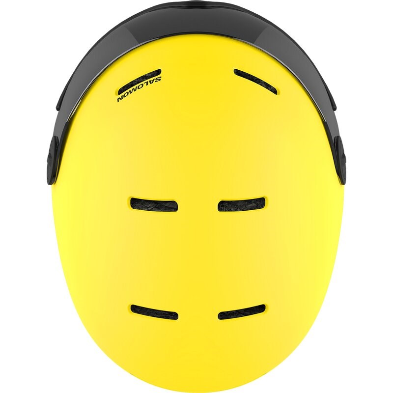 Salomon Kinder Helm HELMET ORKA VISOR Vib - Schwarz/Ftw Silber/Schwarz