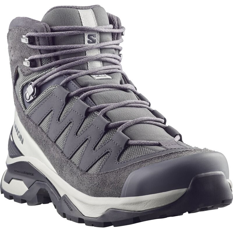 Salomon Herren Trekkingstiefel SHOES QUEST ECHO GTX M - Asphalt/Schmiedeeisen/Spargelgrün