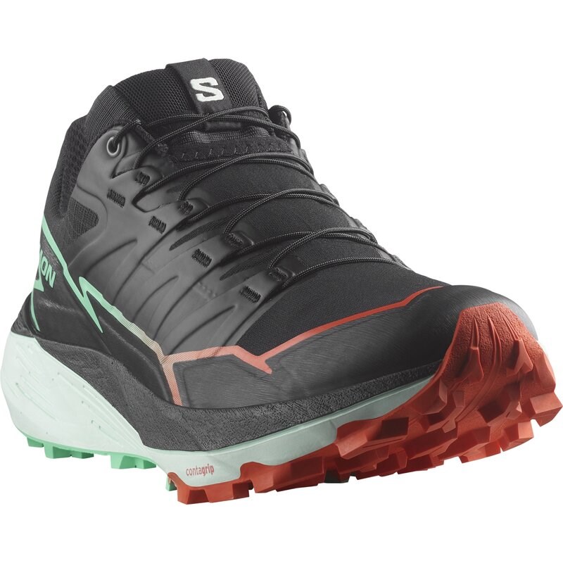 Salomon Damen Laufschuhe SHOES THUNDERCROSS W - Schwarz/Kirschtomate/Elektrisches Grün