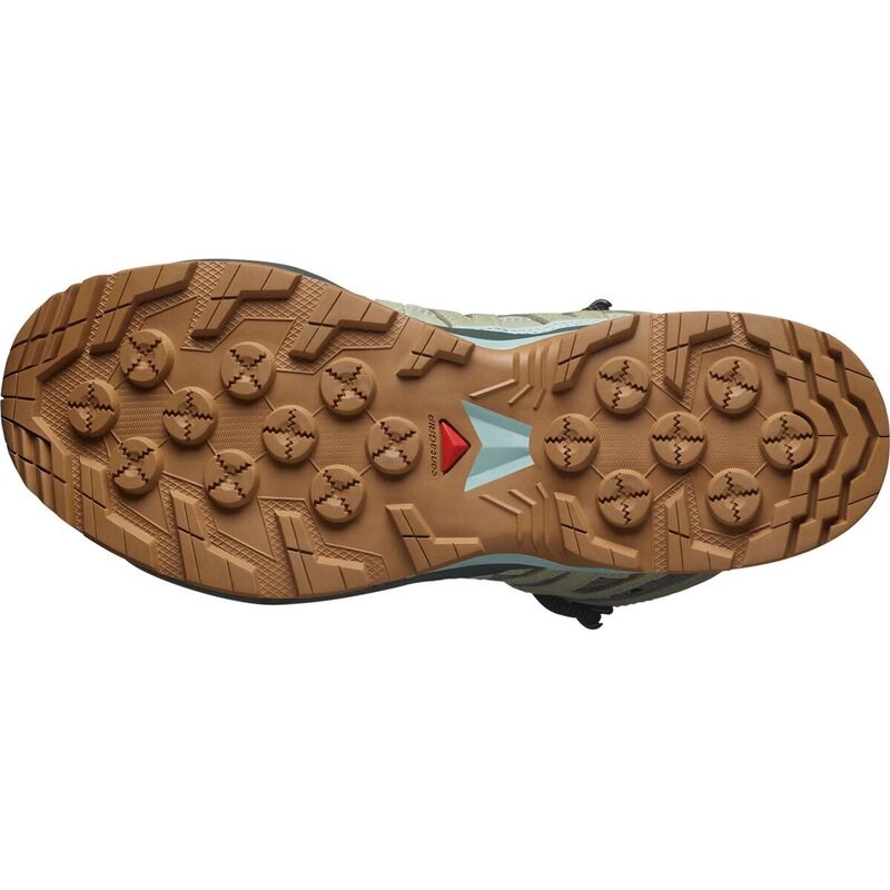 Salomon Damen Multifunktionsstiefel SHOES X-ADVENTURE RECON MID GTX W - Sedona Sage/Seagrass/Turmaline