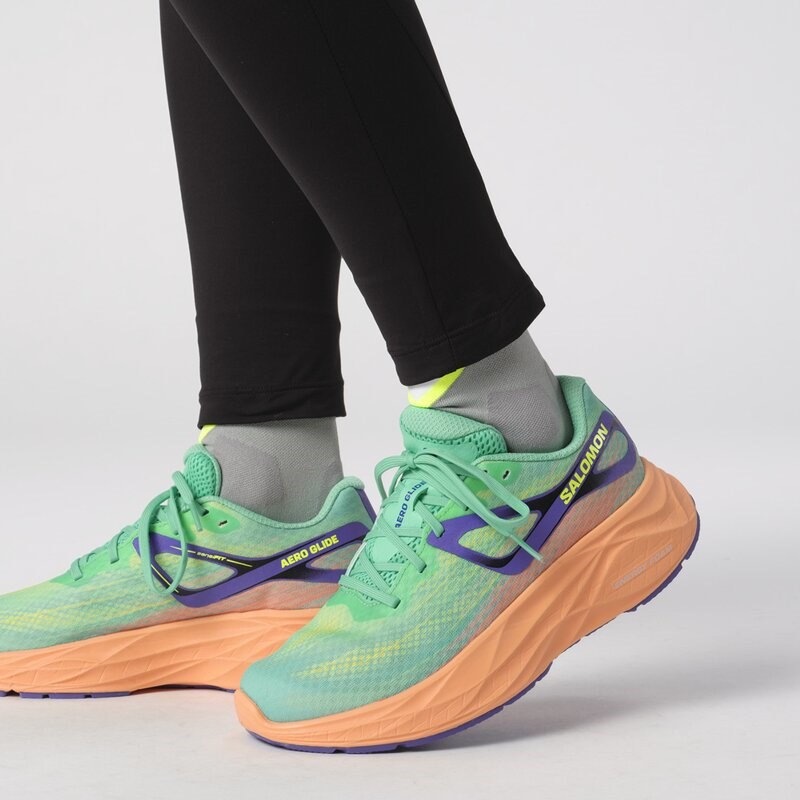 Salomon Damen Laufschuhe SHOES AERO GLIDE W - Kakadu/Cantaloupe/Surf the Web
