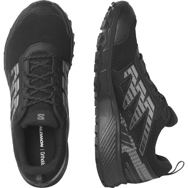 Salomon Herren Trailrunningschuhe SHOES WANDER - Schwarz/Zinn/Frostgrau