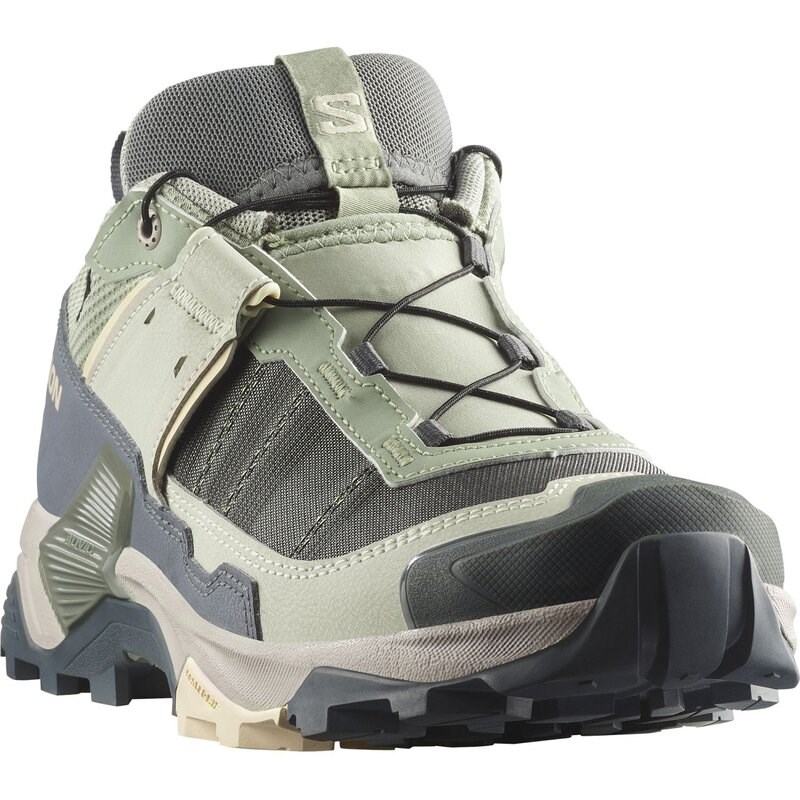 Salomon Damen Multifunktionsschuhe SHOES X ULTRA 5 GTX W - Seegras/Turbulence/Tender Peach