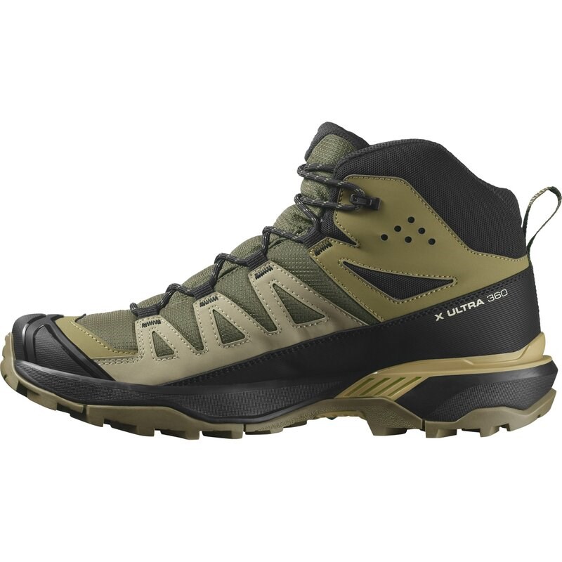 Salomon Herren Multifunktionsstiefel SHOES X ULTRA 360 MID GTX - Olivgrün/Schiefergrün/Südliches Missouri