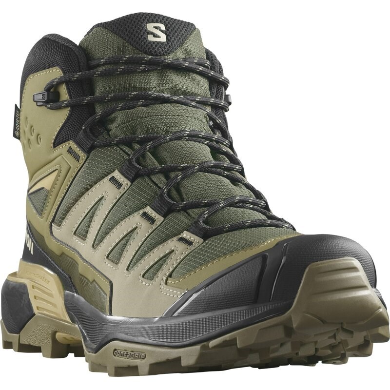 Salomon Herren Multifunktionsstiefel SHOES X ULTRA 360 MID GTX - Olivgrün/Schiefergrün/Südliches Missouri