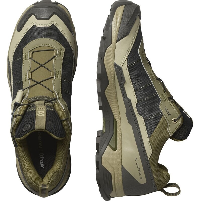 Salomon Herren Multifunktionsschuhe SHOES X ULTRA 5 GTX Martini - Martini Olive/Graugrün/Blue Night