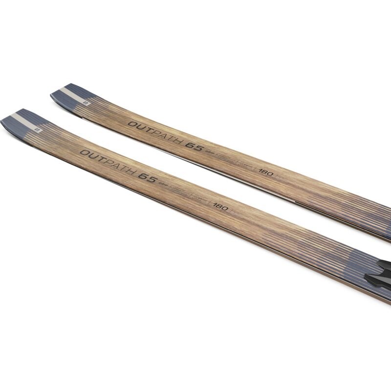 Salomon Langlauf Ski OUTPATH 65 GRIP PM PLK ACC - Sargasso Sea/Rapper Brown/Weiß