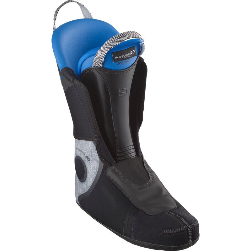 Salomon Herren Ski-Schuhe ALP. BOOTS - Schwarz/Beluga/Blau Metallic