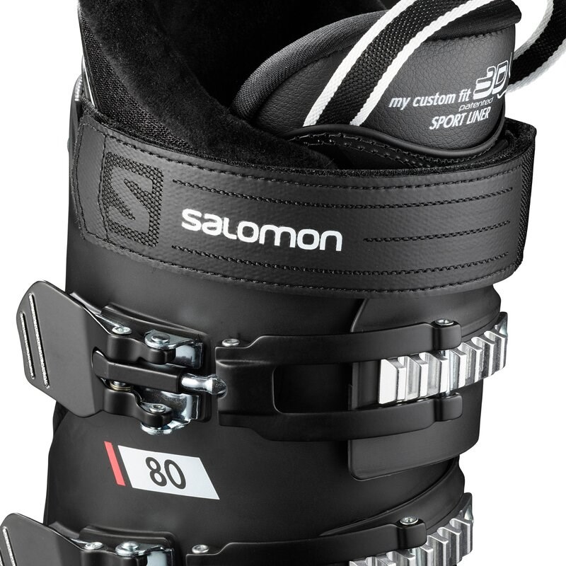 Salomon ALP. BOOTS - SCHWARZ/Beluga/Rot