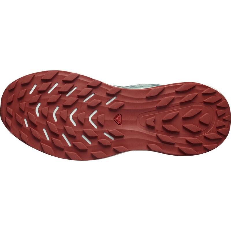 Salomon Damen Trailrunningschuhe SHOES ULTRA GLIDE 2 W - Seerosenblatt/Gebleichtes Aquamarin/Scharfe Sauce