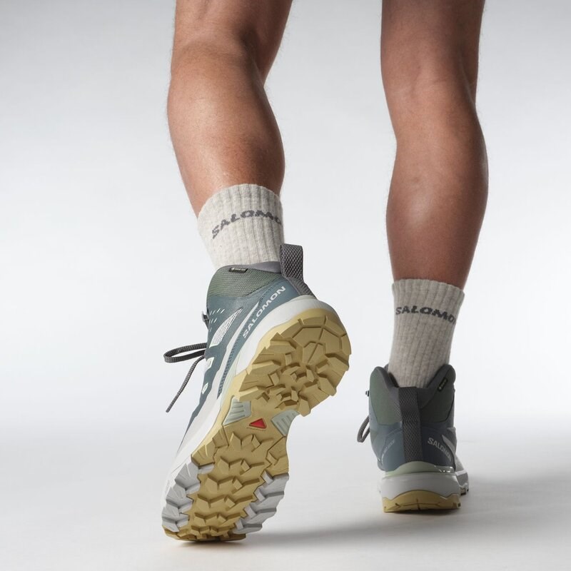 Salomon Herren Multifunktionsstiefel SHOES X ULTRA 360 EDGE MID GTX - Grauviolett/Turbulenz/Meerschaum