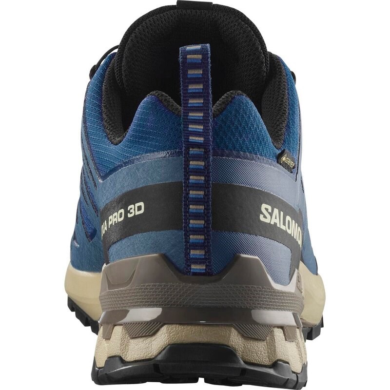 Salomon Herren Trailrunningschuhe SHOES XA PRO 3D V9 GTX - Poseidon/Weißer Pfeffer/Falke