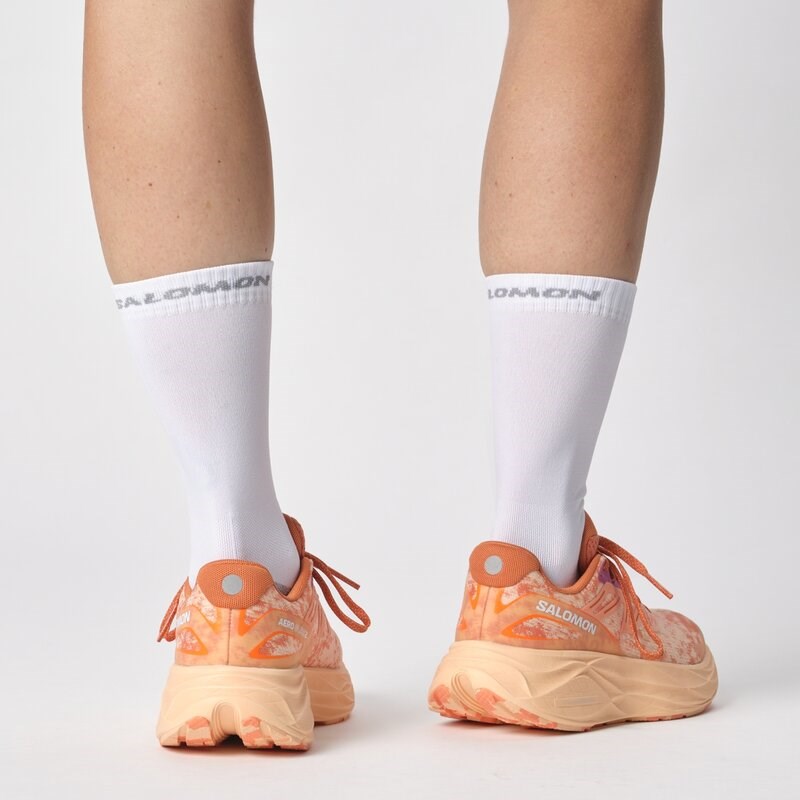 Salomon Damen Laufschuhe SHOES AERO GLIDE 2 W - Gewürzroute/Pfirsichquarz/Frischer Lachs