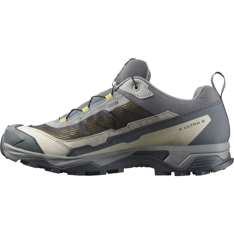 Salomon Herren Multifunktionsschuhe SHOES X ULTRA 5 - Monument/Turbulenz/Scharf Senf