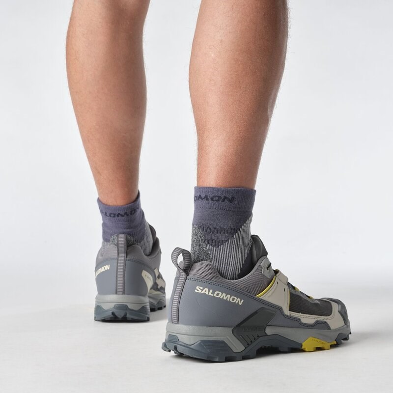 Salomon Herren Multifunktionsschuhe SHOES X ULTRA 5 - Monument/Turbulenz/Scharf Senf