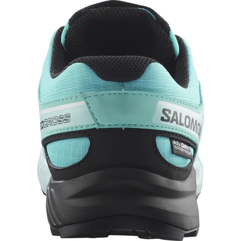 Salomon Kinder Trekkinghalbschuhe SHOES SPEEDCROSS WP J Blue - Blue Curaçao/Schwarz/Eisiges Aqua