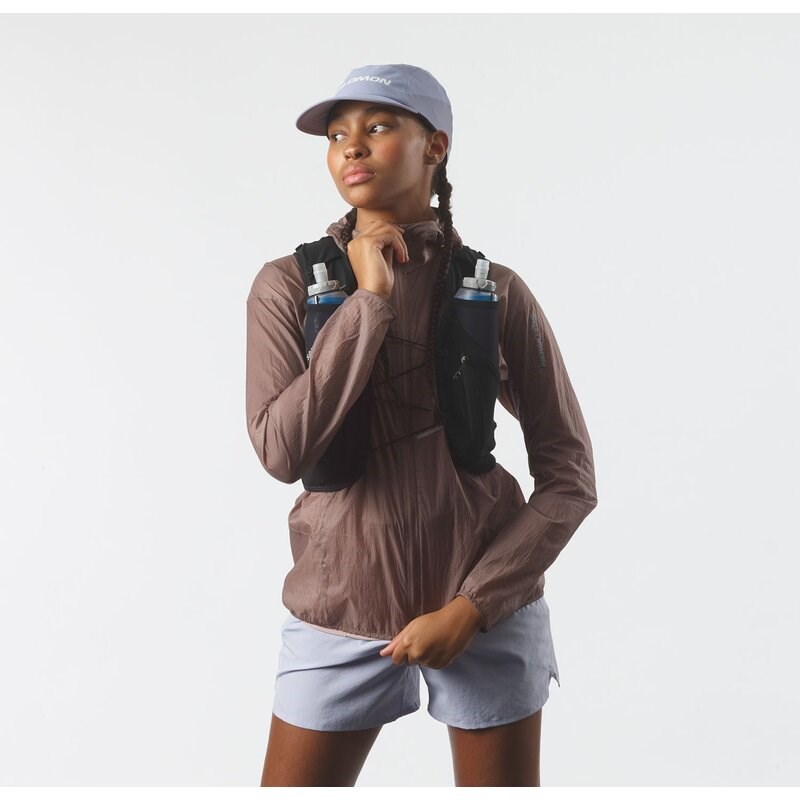 Salomon Rucksack ADV SKIN 12 SET - SCHWARZ