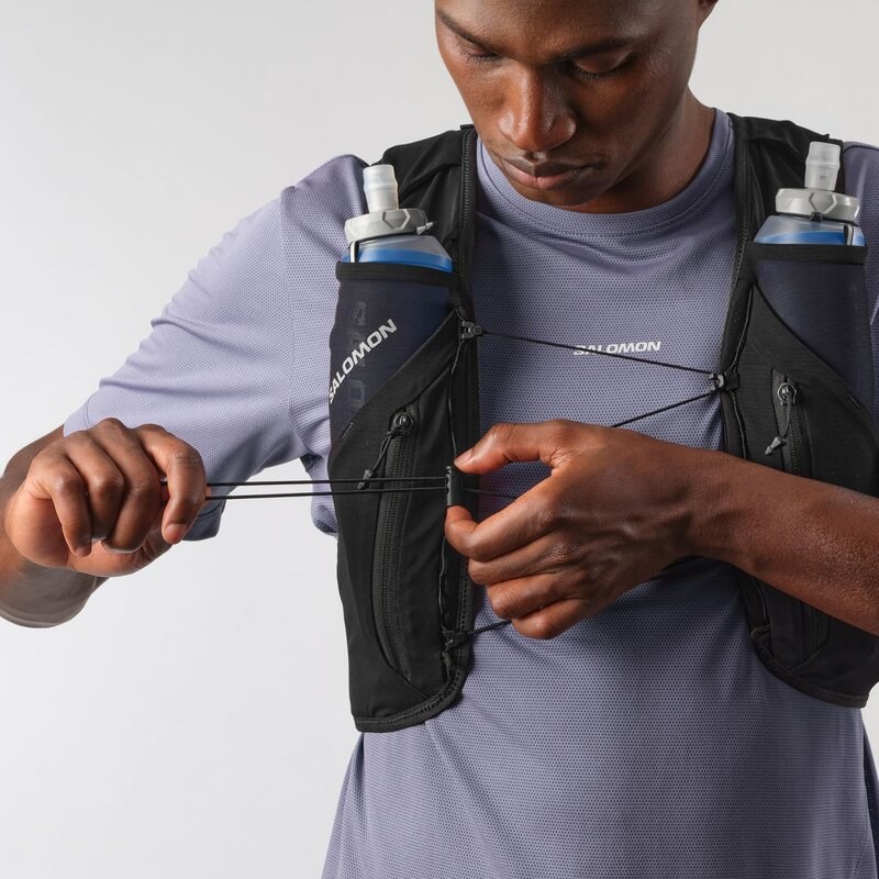 Salomon Rucksack ADV SKIN 12 SET - SCHWARZ