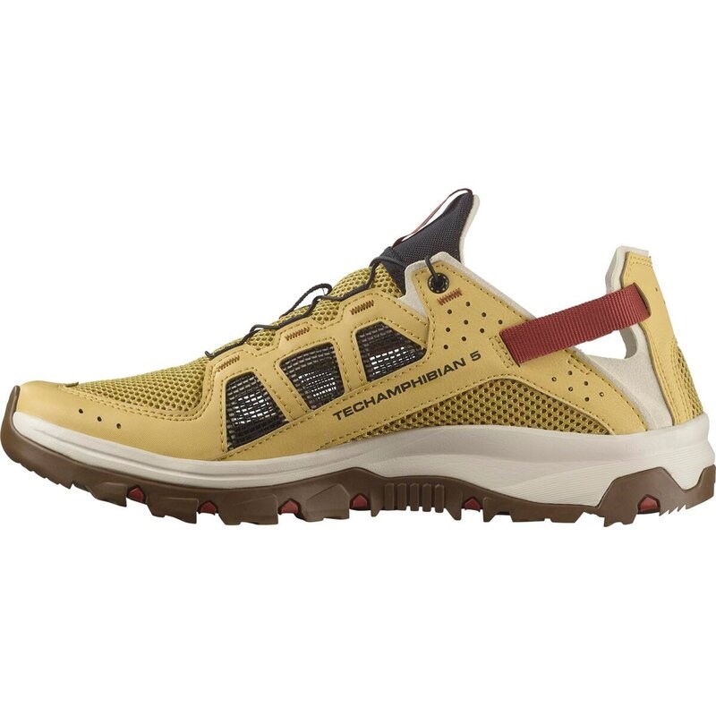 Salomon Herren Sandalen SHOES TECHAMPHIBIAN 5 - Antikgold/Regentag/Gebranntes Henna