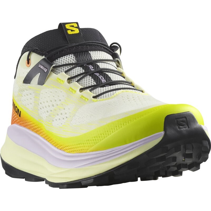 Salomon Damen Trailrunningschuhe SHOES ULTRA GLIDE 2 W - Vanilla Ice/Sulphur Spring/Orchid P