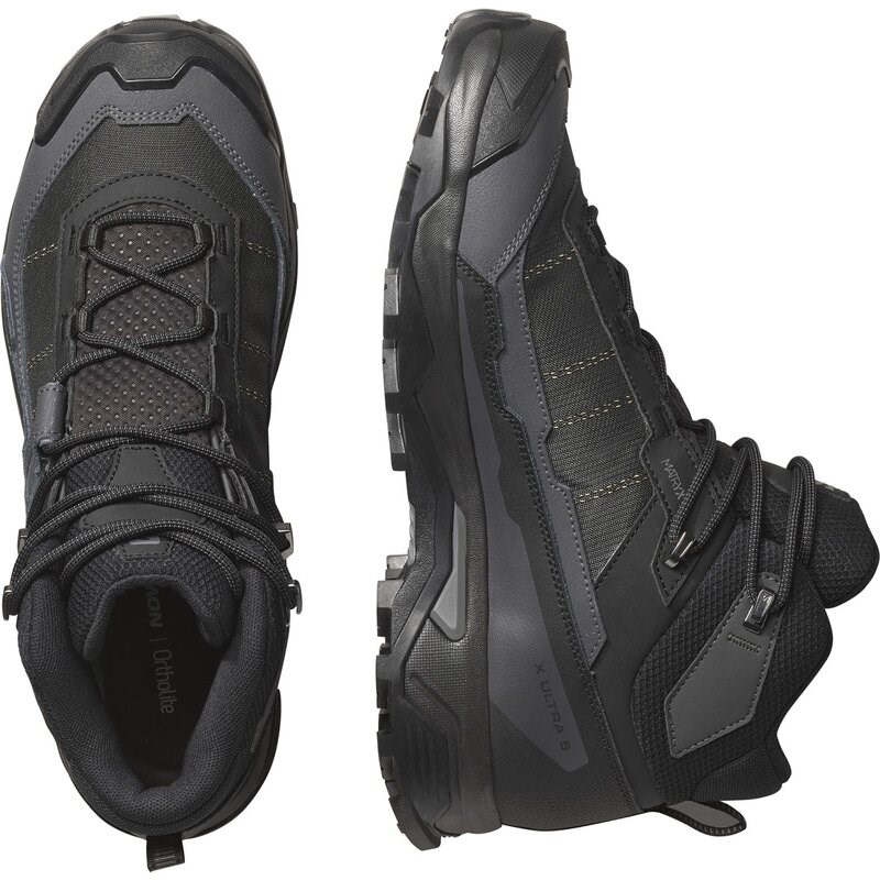 Salomon Herren Multifunktionsstiefel SHOES X ULTRA 5 MID GTX - Schwarz/Asphalt/Castlerock