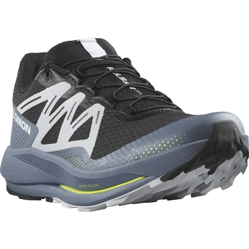 Salomon Herren Trailrunningschuhe SHOES PULSAR TRAIL - Schwarz/Chinablau/Arktische Eis