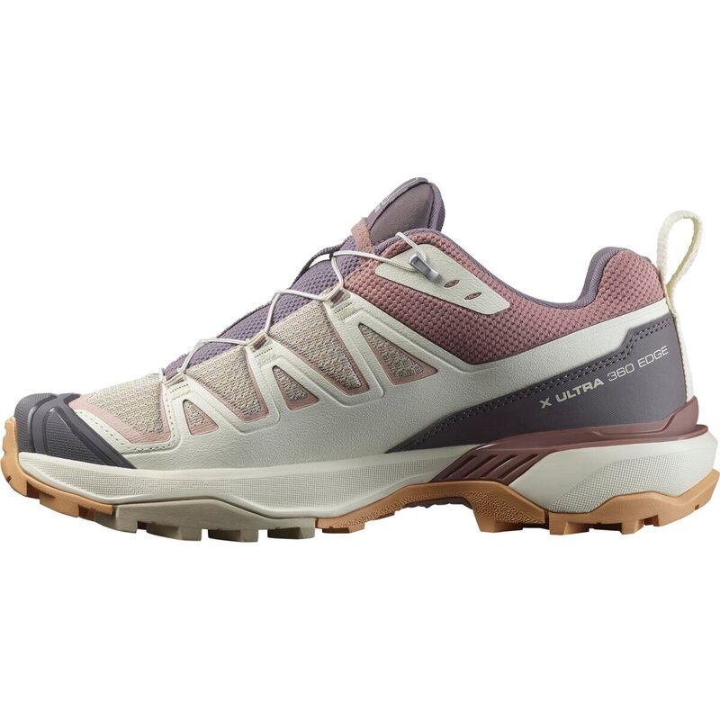 Salomon Damen Multifunktionsschuhe SHOES X ULTRA 360 EDGE W Slv - Silberne Wolke/Vanilleeis/Wurzelholz