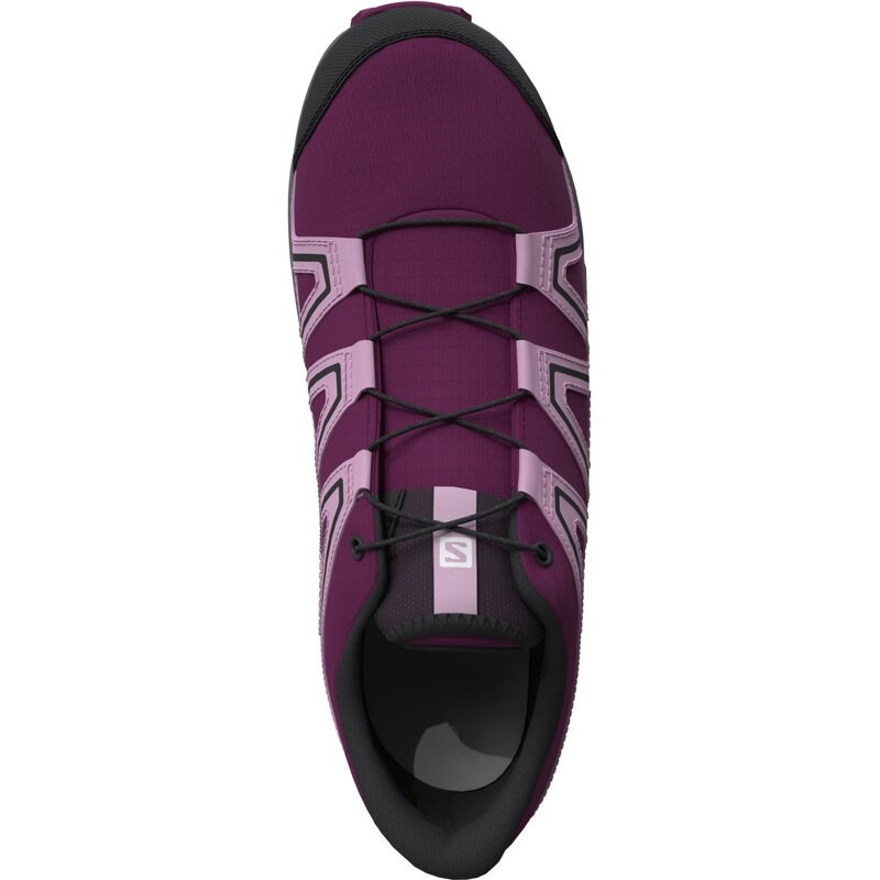 Salomon Kinder Multifunktionsschuhe SHOES SPEEDCROSS WP J - Pflaumen-Caspia/Orchideenstrauß/Schwarz