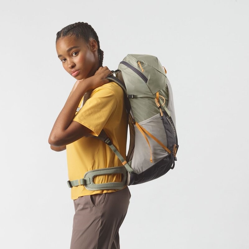 Salomon Rucksack AEROTREK 28 WOMEN - Seegras/Silberwolke/Eisen 9